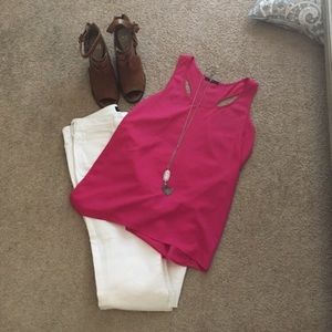 Hot pink tank